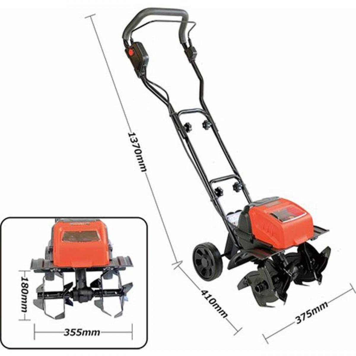 【在庫有・即納】 充電式 電動 耕うん機 耕助君 JDC-40MA 36V コードレス 耕運機 ...