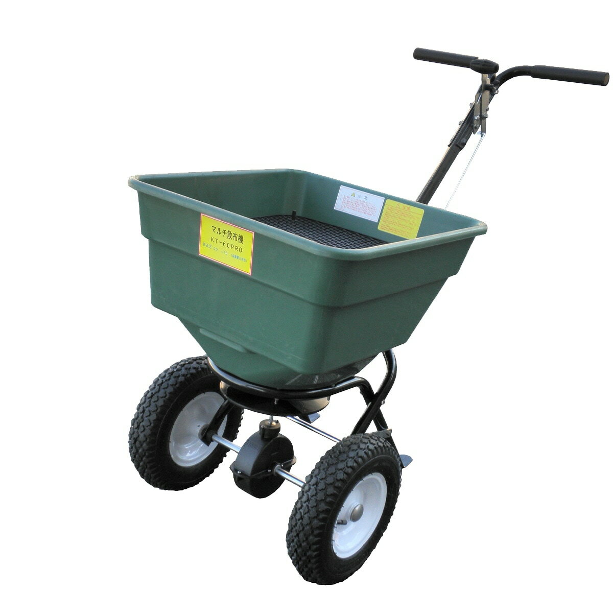 和コーポレーション 手動 2輪タイプ 散布機 60L KT-60PRO 組立簡単 マルチ散布機 肥料 種 除草剤 顆粒 粉等