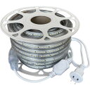 富士倉 両面発光 LEDロープライト 10m 白色 FRL-W10M-W 工事 現場 照明 作業灯 ライト