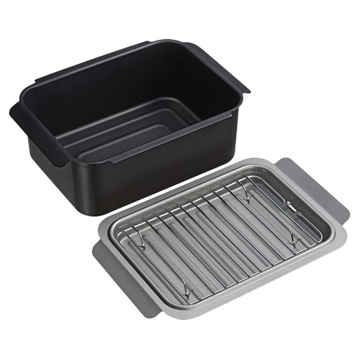 【在庫有・即納】和平フレイズ ポコフリット IH対応角型揚げ鍋ワイド(アミ付) RB-2926　揚げる 揚げ物 天ぷら ガス火 IH