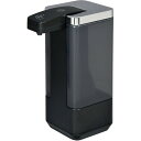 ELPA オートディスペンサー 液体タイプ ESD-09BES ブラック 黒 液体専用 500mlタンク 液体せっけん ハンドソープ 食器用洗剤 除菌 手洗いサポート機能 防水