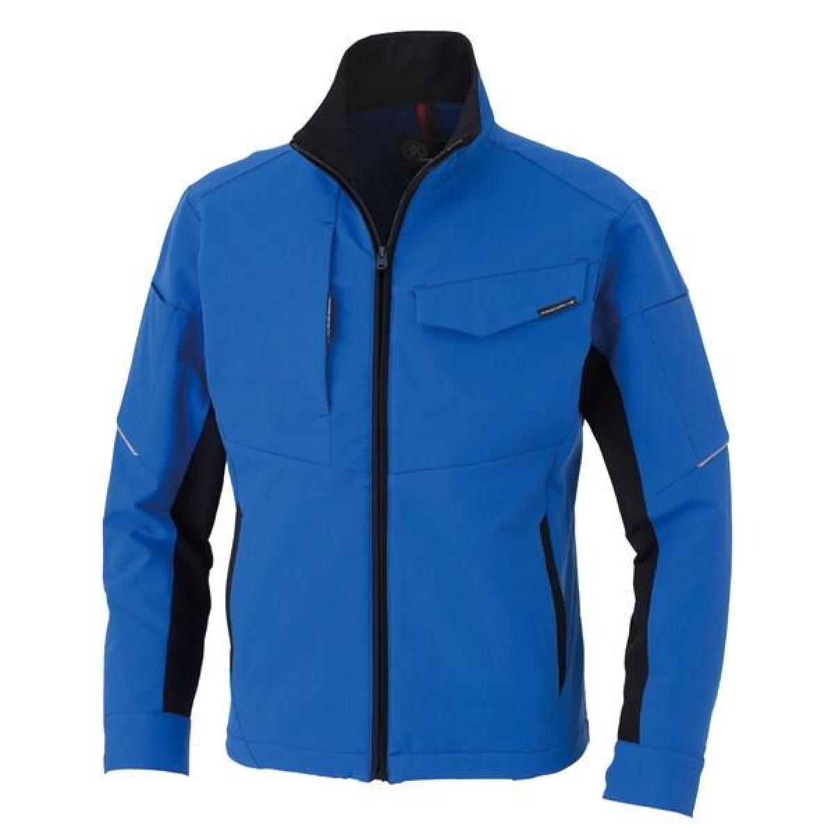 コーコス信岡 CO-COS ストレッチ 長袖ブルゾン A-7061 ブルー Lサイズ 長袖 軽量 高機能 制服 ワークウェア 作業服 帯電防止素材