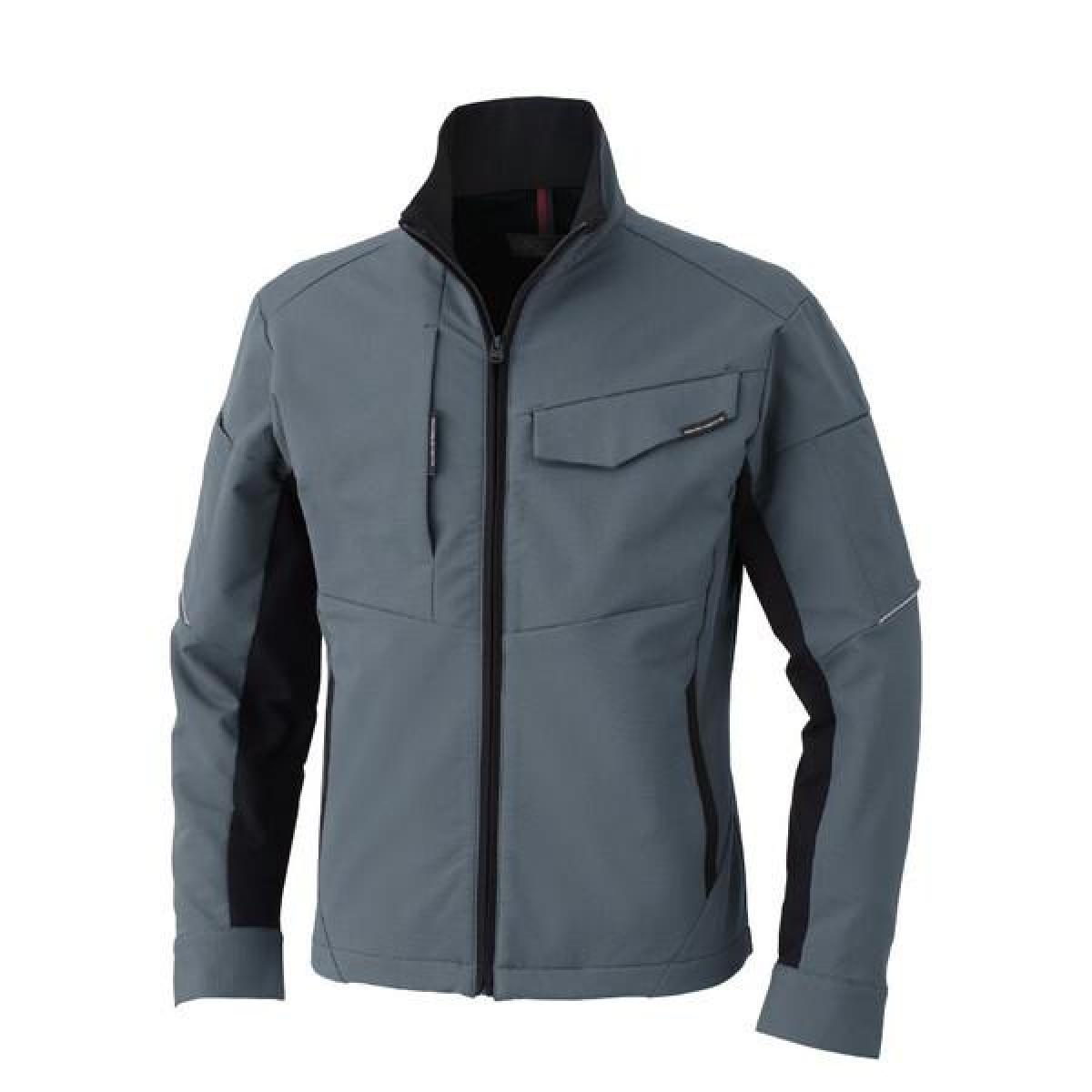 コーコス信岡 CO-COS ストレッチ 長袖ブルゾン A-7061 チャコール 3Lサイズ 長袖 軽量 高機能 制服 ワ..