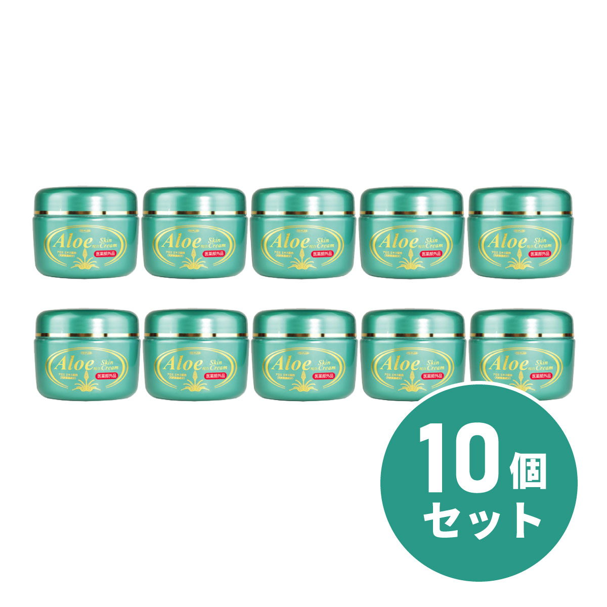 うるおう美白クリームの登場です！ ●お肌を健やかに整えて乾燥を防ぐ、薬用スキンクリーム ●有効成分プラセンタエキスを配合したお肌を保護するスキンクリームです。 ●美白効果のあるアロエクリームを実現しました。 ●植物性保湿成分配合 ●お肌を整え、乾燥や肌荒れを防止し、しっとり健やかに保ちます。 ●サラッとしてベタつかず、お肌の呼吸を妨げることなく、お肌を乾燥から守ります。 ●化粧下地やナイトクリームとしてもお使いいただけます。 ●男性のヒゲそり後のお手入れにもおすすめです。 ●スキンクリームは、化粧水でお肌を整えた後、適量手に取りご使用部位に薄くのばしてください。 《商品仕様》 ●内容量：250g×10個 ●有効成分：グリチルリチン酸ジカリウム、プラセンタエキス(1) ●その他の成分：水、濃グリセリン、流動パラフィン、セタノール、ミリスチン酸イソプロピル、親油型ステアリン酸グリセリル、セスキオレイン酸ソルビタン、セレシン、セチル硫酸Na、ステアリン酸、POE(9)ラウリルエーテル、POEセチルエーテル、ジメチコン、アロエエキス(2)、尿素、DL-アラニン、DL-ピロリドンカルボン酸ナトリウム液、PVP、天然ビタミンE、1,3-ブチレングリコール、エタノール、メチルパラベン、プロピルパラベン、香料、青1、黄4 【ご購入前にご確認ください】 ※沖縄・離島、その他一部地域からのご注文はお受けできません。システムの都合上ご注文は可能ですが、自動キャンセルになりますのでご了承ください。 ※当店ではのし・ラッピング梱包は承っておりません。 ※お客様都合でのキャンセル及び返品・交換は受け付けておりません。あらかじめご了承の上、ご注文ください。※商品仕様・パッケージデザイン等は予告なく変更されることがあります。※商品の仕様・パッケージや原産国・原産地などは、メーカーの都合により予告なく変更される場合がございます。最新の情報につきましては、メーカーにご確認くださいますようお願いいたします。・メーカー名又は輸入者名：東京企画販売・原産国・製造国：日本・商品区分：医薬部外品・広告文責：株式会社ダイユーエイト0120-838-899