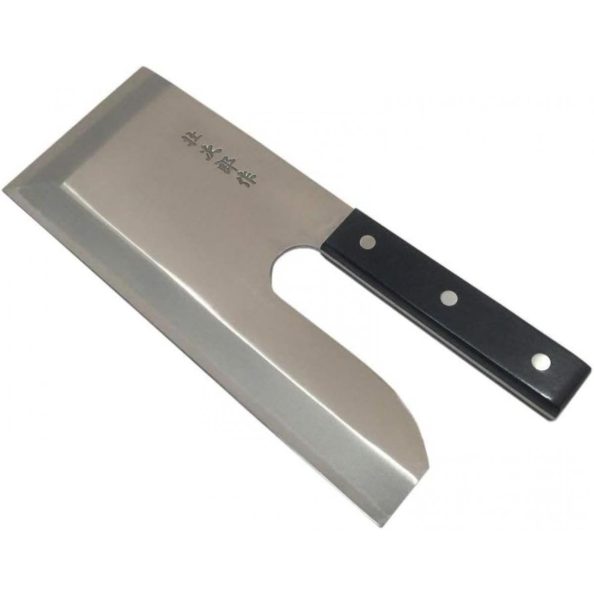 【在庫有】ナガノ産業 ステンめん切包丁 壮次郎 24cm 左利き用 2175 1個　そば切り包丁 包丁 そば打ち ..