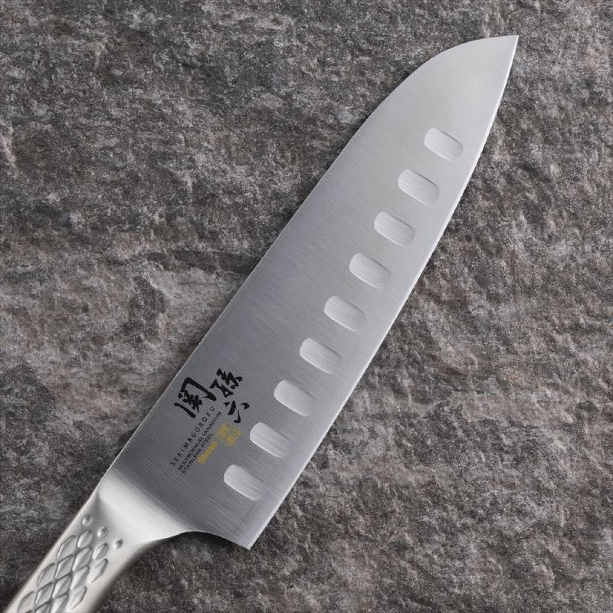 Seki High-Carbon Steel 165mm Santoku (All-Purpose Knife) | Japanese Kitchen Knife – view 2