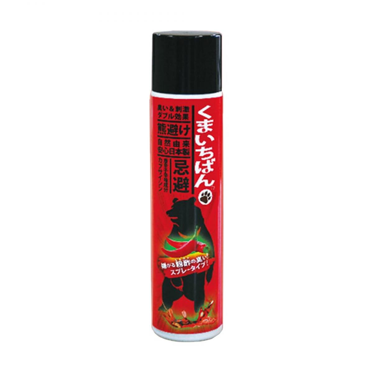 【商品情報】 ●携帯しやすい安心の一本。スプレー飛距離タイプ。 ●寄せ付けたくないツキノワグマを忌避。 ●嫌がる唐辛子辛味成分カプサイシンと籾酢(モミサク)の強力刺激ダブル効果。 ※籾酢とはモミガラ燻炭を焼く際に出る煙を冷やして採れた液体です 【仕様】 ●内容量：90ml ●有効成分：カプサイシン/籾酢 【ご購入前にご確認ください】 ※こちらの商品は日本郵便株式会社のゆうパケットパフでの配送です。配送方法はポストまたは玄関前への置き配(非対面)となりますのでご了承ください。また、当店から発送後の商品の紛失・破損などのトラブルにつきましては一切の責任を追いかねます。※こちらの商品はゆうパケットパフでのお届けのため、配送日時はご指定いただけません。システムの都合上入力は可能ですが、ご対応は致しかねます。予めご了承ください。※こちらの商品は代引きでのお支払いはお受けできません。そのため、注文はキャンセルとさせていただきます。ご了承ください。※当店ではのし・ラッピング梱包は承っておりません。※お客様都合でのキャンセル及び返品・交換は受け付けておりません。あらかじめご了承の上、ご注文ください。※商品の仕様・パッケージや原産国・原産地などは、メーカーの都合により予告なく変更される場合がございます。最新の情報につきましては、メーカーにご確認くださいますようお願いいたします。 【ご購入前にご確認ください】 ※こちらの商品は日本郵便株式会社のゆうパケットパフでの配送です。配送方法はポストまたは玄関前への置き配(非対面)となりますのでご了承ください。また、当店から発送後の商品の紛失・破損などのトラブルにつきましては一切の責任を追いかねます。※こちらの商品はゆうパケットパフでのお届けのため、配送日時はご指定いただけません。システムの都合上入力は可能ですが、ご対応は致しかねます。予めご了承ください。※こちらの商品は代引きでのお支払いはお受けできません。そのため、注文はキャンセルとさせていただきます。ご了承ください。※当店ではのし・ラッピング梱包は承っておりません。※お客様都合でのキャンセル及び返品・交換は受け付けておりません。あらかじめご了承の上、ご注文ください。※商品の仕様・パッケージや原産国・原産地などは、メーカーの都合により予告なく変更される場合がございます。最新の情報につきましては、メーカーにご確認くださいますようお願いいたします。