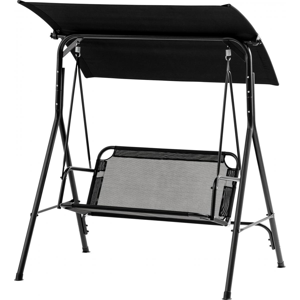 タカショー MSF-50SB スウィングベンチ ガーデン ベンチ 屋外 ファニチャー 2人乗り 自立式 屋根付き UVカット ハンギングチェアー バルコニー