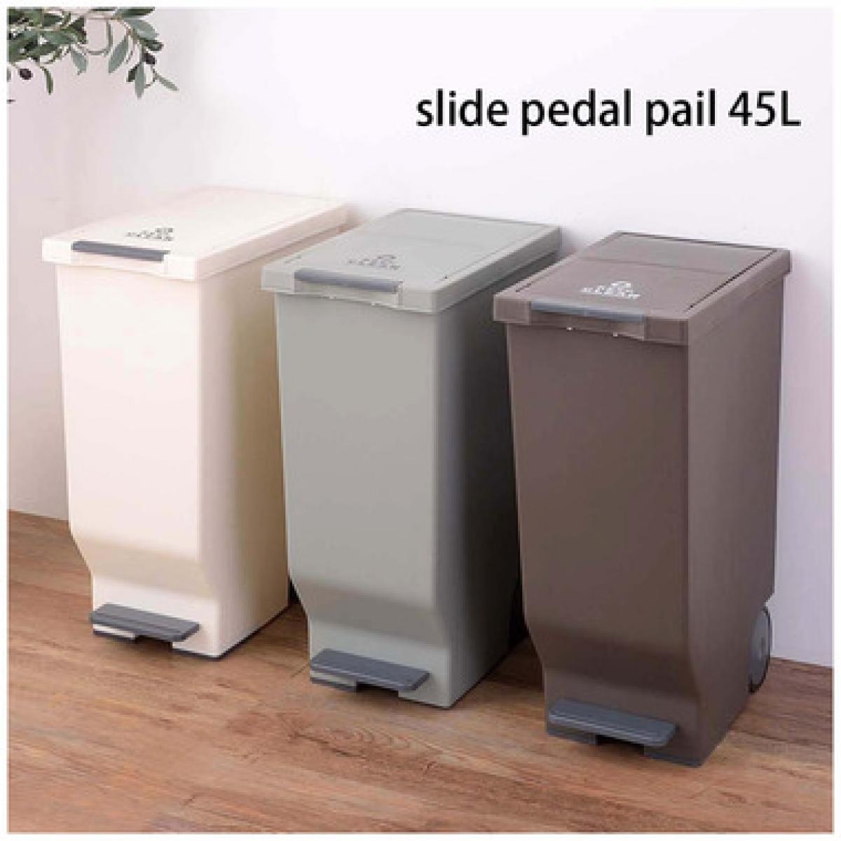 【I】東谷 Azumaya スライドペダルペール45L グリーン LFS-764GR 新生活 おしゃれ 模様替え 映え【代引不可/北海道・沖縄・離島不可】 [3]
