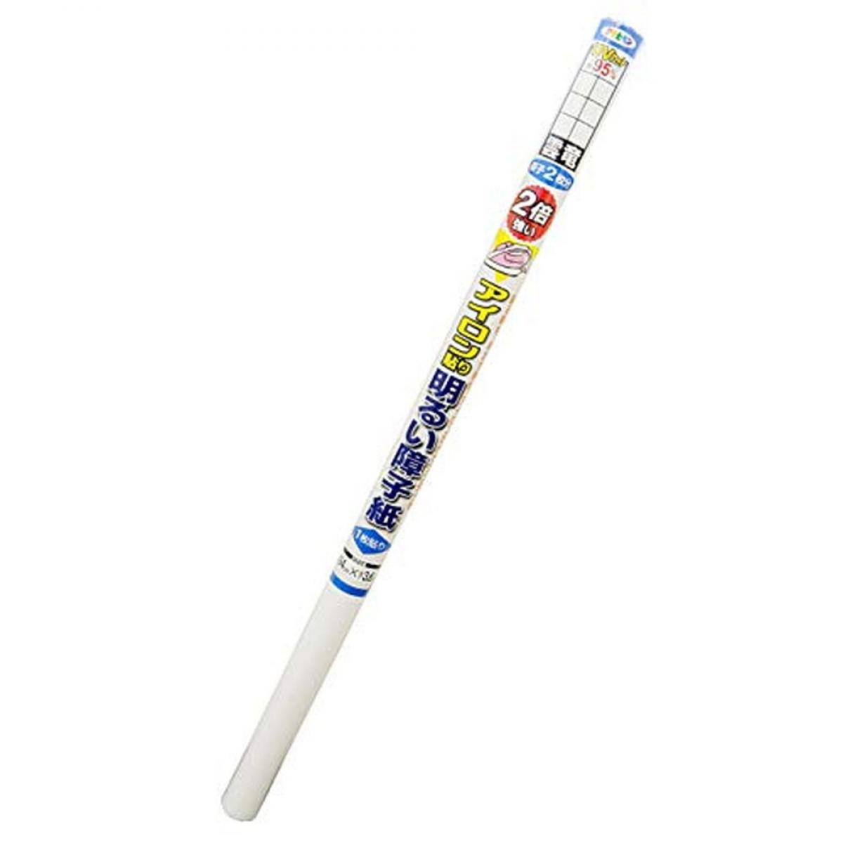 アサヒペン(Asahipen) 障子紙 2倍強い明るいアイロン貼り障子紙 UVカット約95% 6412 雲竜 94cm×3.6m 一..