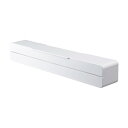 山崎実業 マグネット ラップケース 30cm用 アクアL ホワイト キッチン 便利 スタイリッシュ シンプル 3242(3)