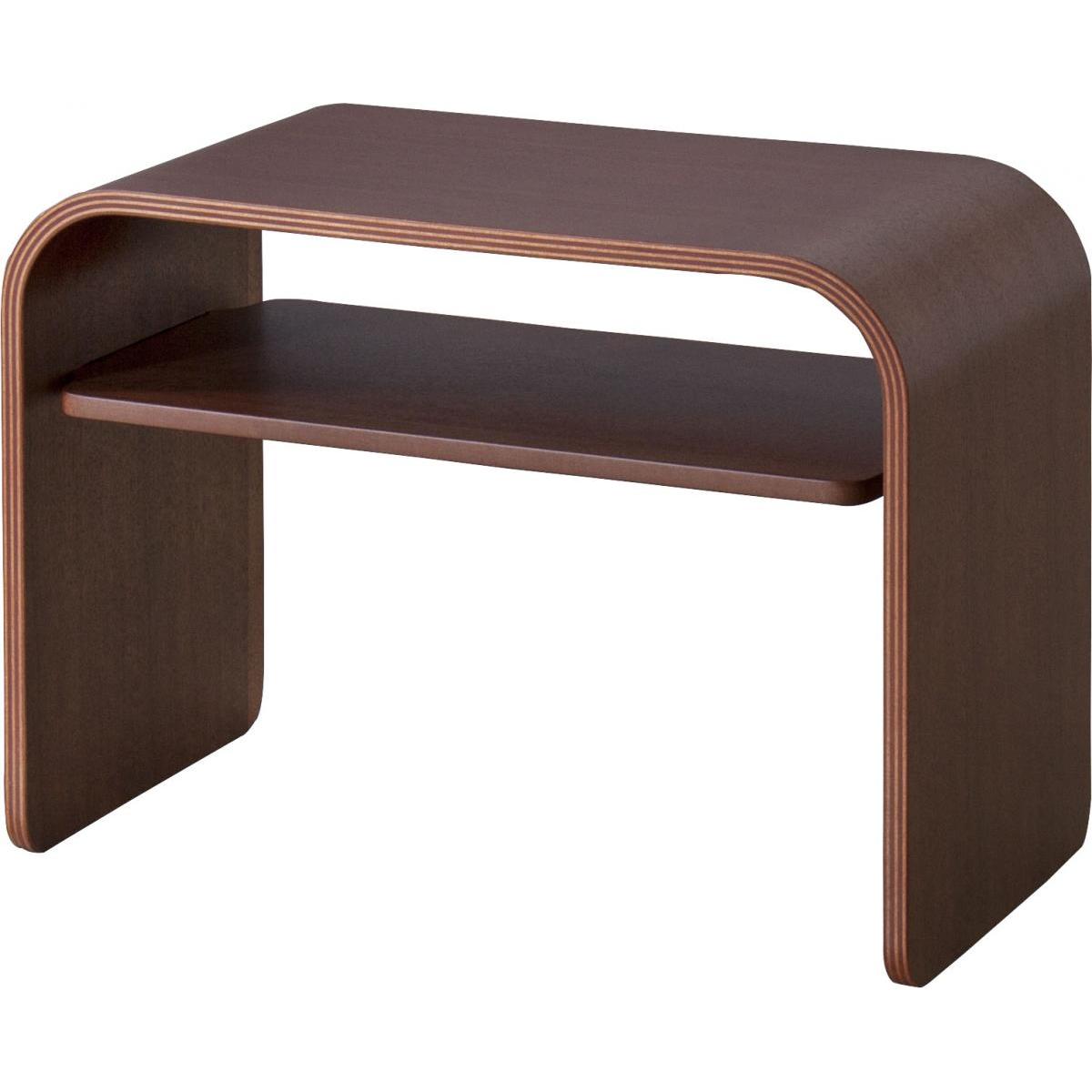 木目が綺麗なサイドテーブル縦でも横でも使用可能なので、使う場所を選びません。 シンプルかつ機能的で、サイドテーブルの完成形ともいえる無駄のないデザインです。《製品仕様》●サイズ(cm)約:W50×D29.5×H36.5●スペック:天然木化粧...