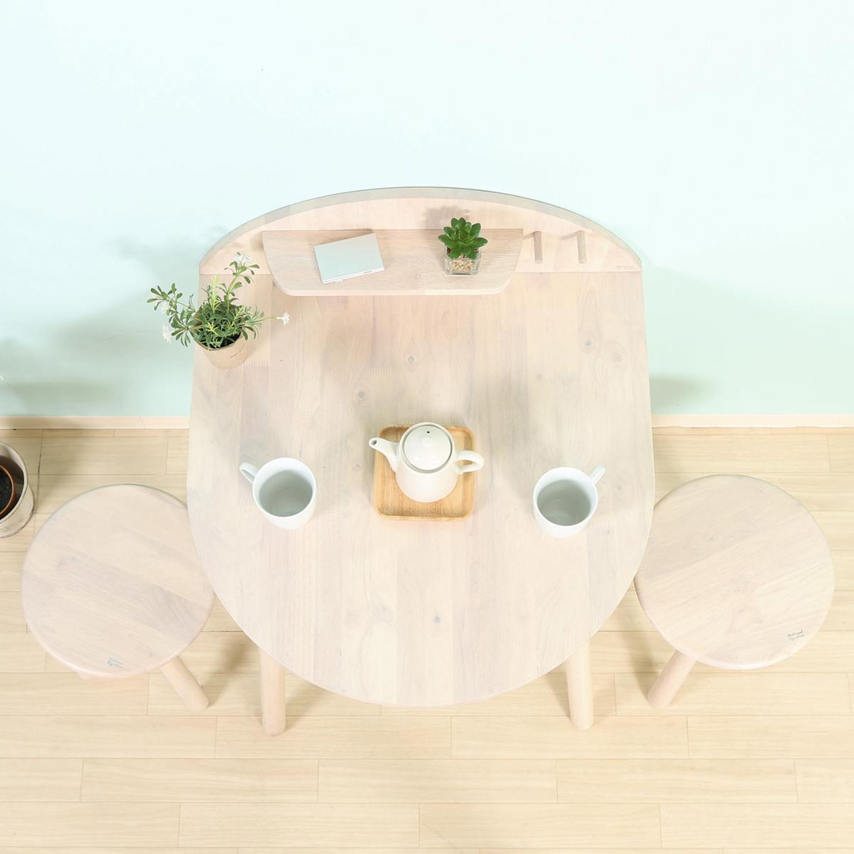 【I】不二貿易 NSダイニング3点セット WHW 37673 新生活 おしゃれ 【代引不可/北海道・沖縄・離島不可】 [3]