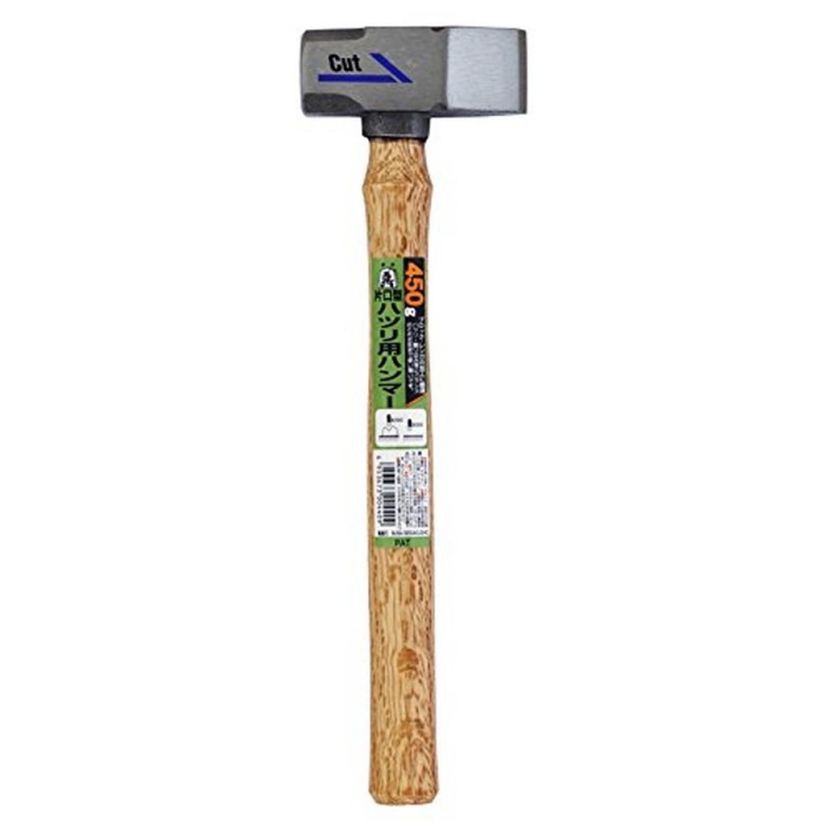Rakuten - 王将 片口型ハツリ用ハンマー 木柄 300mm 450g