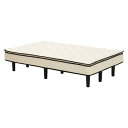 【I】 萩原(Hagihara) KMB-3108SD-WH ポケットコイルマットレスベッド 新生活 インテリア 家具おしゃれ
