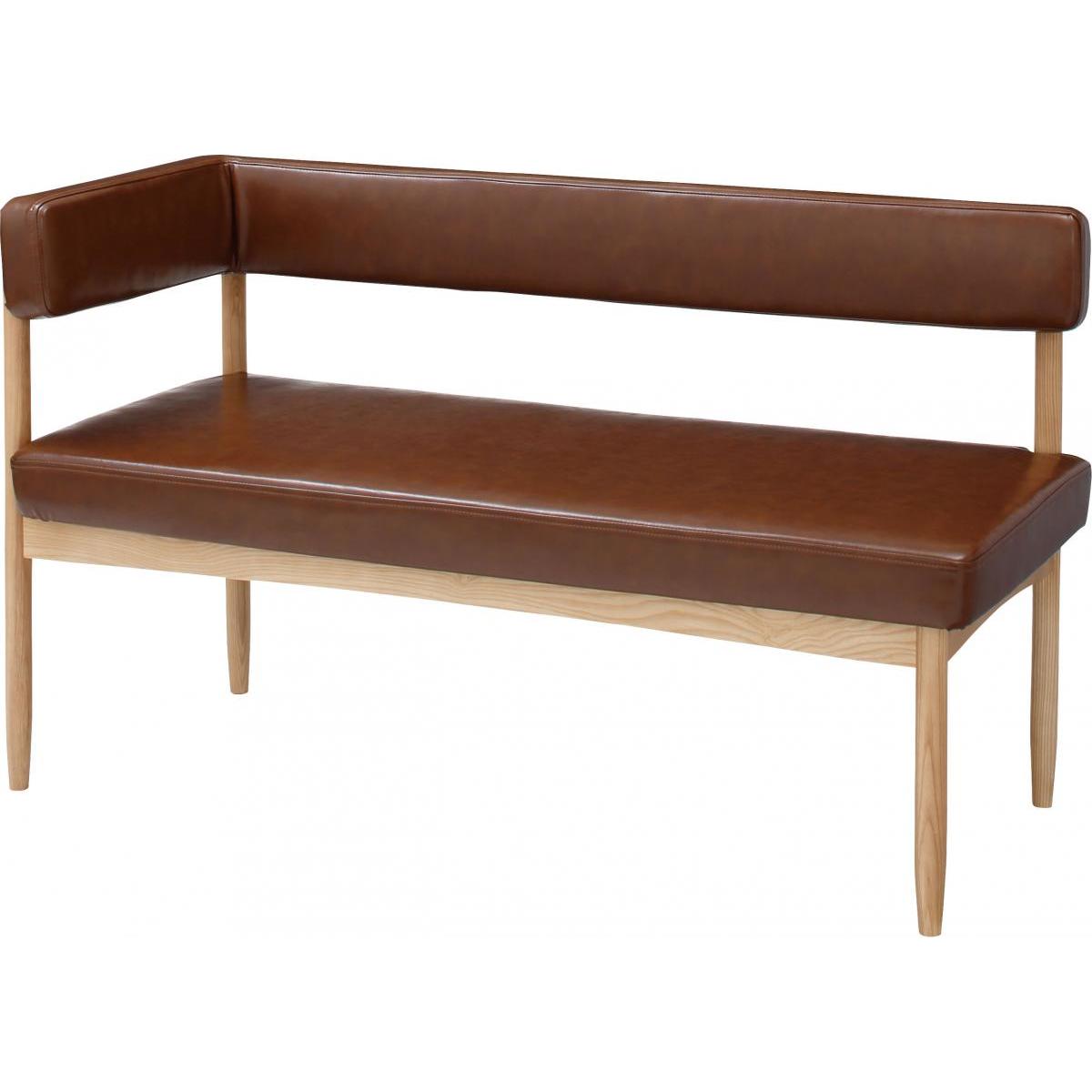 【I】東谷 Azumaya エコモ 片肘ソファ ブラウン HOC-152BR 新生活 おしゃれ 模様替え 映え【代引不可/北海道・沖縄・離島不可】