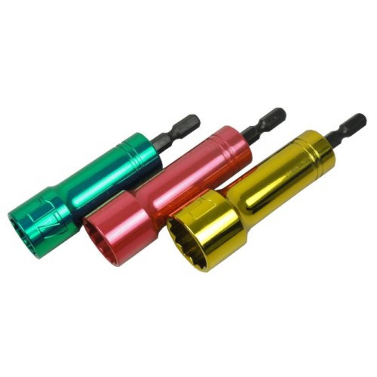 樂天商城 - E-Value 電ドル用ロングソケット3本組 17、19、21mm
