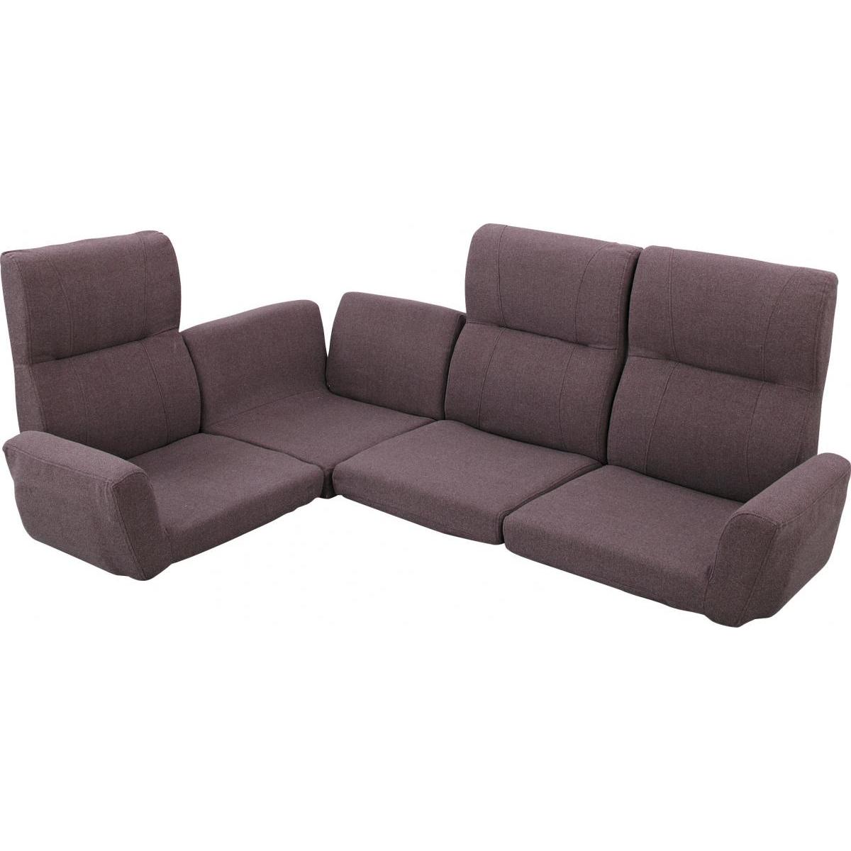 【I】東谷 Azumaya ファンクションソファ ブラウン LSS-11BR 新生活 おしゃれ 模様替え 映え【代引不可/北海道・沖縄・離島不可】