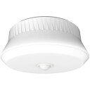ムサシ RITEX 屋外用センサーシーリングライト リモコン付 「乾電池式」 LED-165 ホワイト センサーライト 防犯 防犯対策(3)