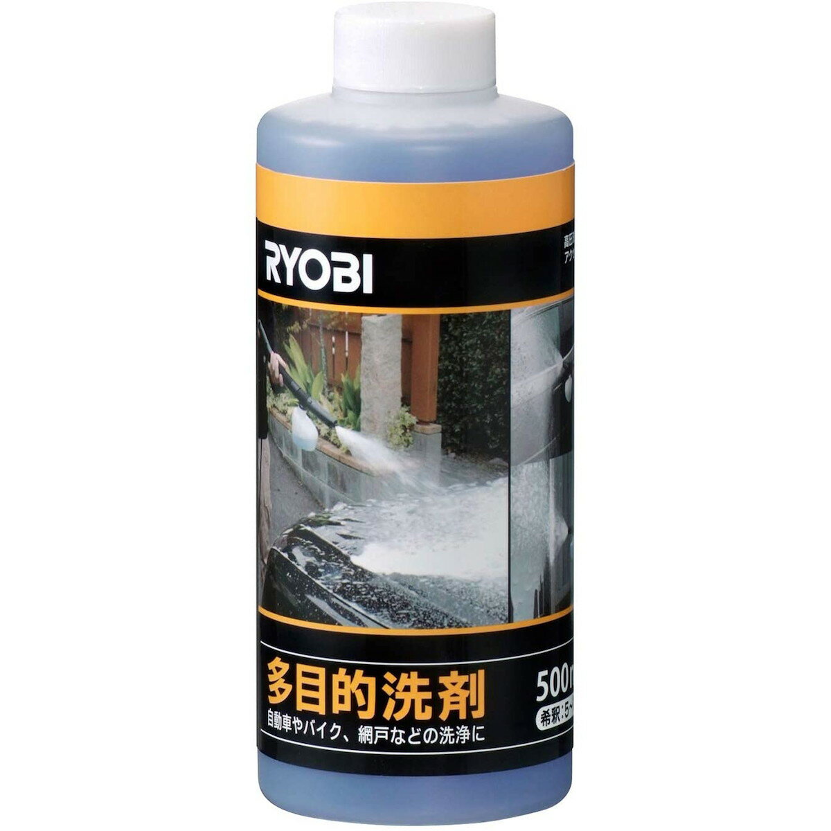 ●内容量:500ml ●用途:高圧洗浄機で、自動車やバイクのボディ、建物の外壁、門扉、網戸などを洗浄する際に使用 ●使用方法:5~10倍に希釈して使用 ●液性:中性※商品の仕様・パッケージや原産国・原産地などは、メーカーの都合により予告なく変更される場合がございます。最新の情報につきましては、メーカーにご確認くださいますようお願いいたします。