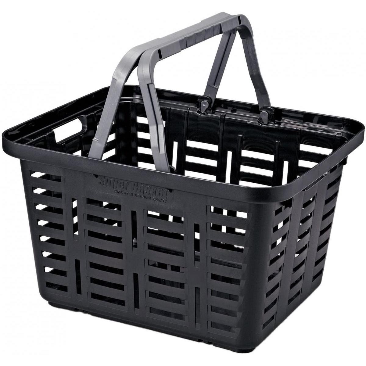 サイズ:L465×W385×H280mm カラー:ブラック オールマイティに大型工具・道具などをドサッと収納できる 【用途】 工具・道具・レジャー・日用品の収納 【特長】 ・収納時でも積重ね可能で、保管効率がUP ・強固な大型ハンドルで握り...