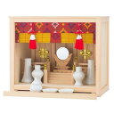 静岡木工 神棚の里 箱宮 神具付き 皐月(さつき)13号 木曽檜(ひのき) 神棚 日本製 モダン 壁掛け シンプル ギフト