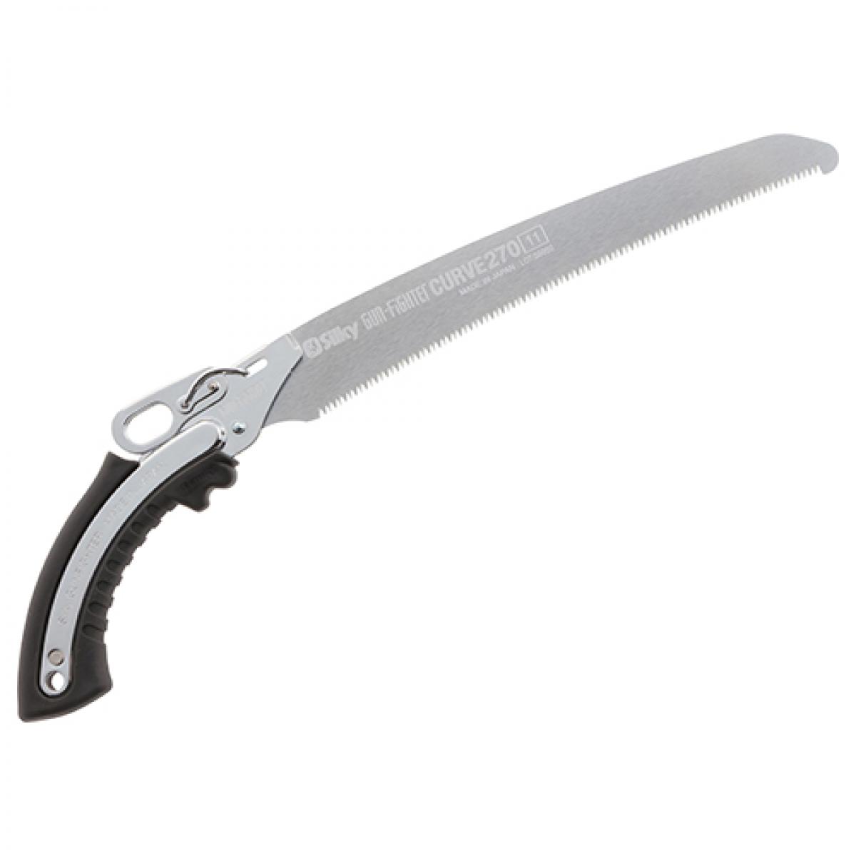 シルキー ガンファイター カーブ 鋸 本体 270MM 472-27 鞘入 のこぎり ノコギリ 剪定 軽量 silky