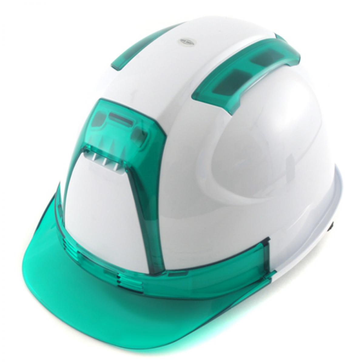 TOYO ヴェンティーヘルメット 白 NO.390F-OT-GG　飛来・落下物用 墜落時保護用保安帽(4)