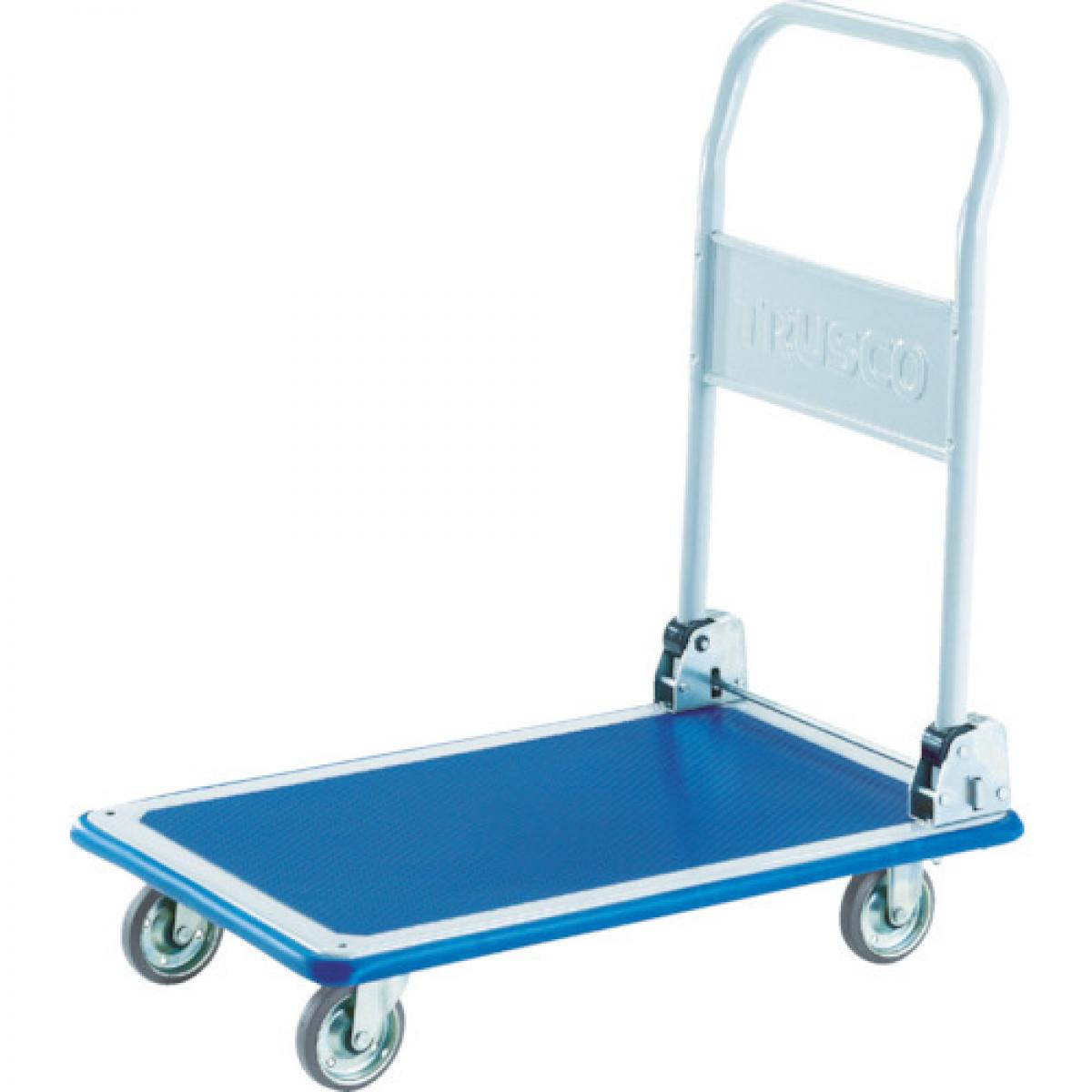 Rakuten - TRUSCO(トラスコ中山) プレス製台車 ドンキーカート 折りたたみ式 740×480 101N