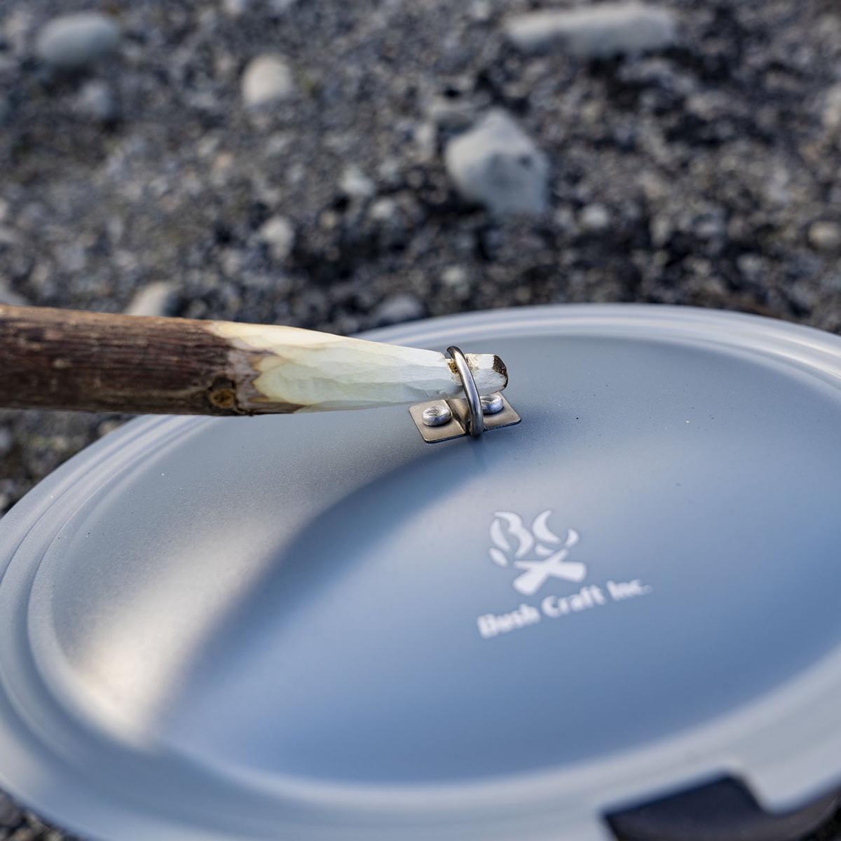 Bush Craft ブッシュクラフト たき火フライパンのふた 248mm キャンプ アウトドア ...