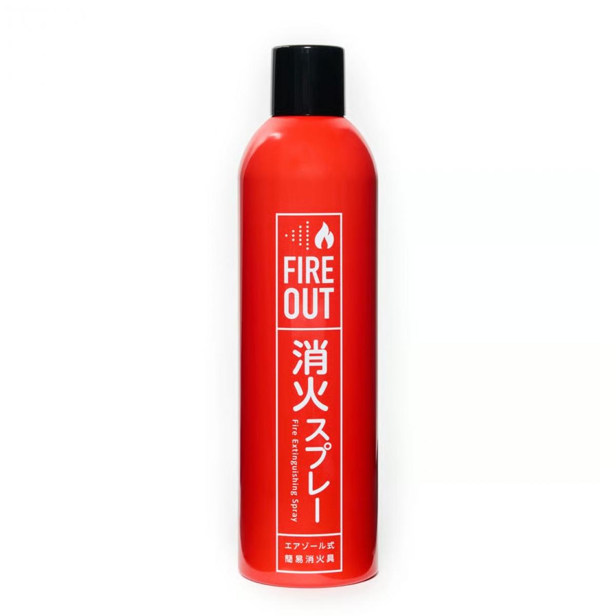 【在庫有・即納】マカン 消火スプレー FIRE OUT エアゾール式簡易消火具 消火 初期消火 火災 消火器 火消し 防災グッズ