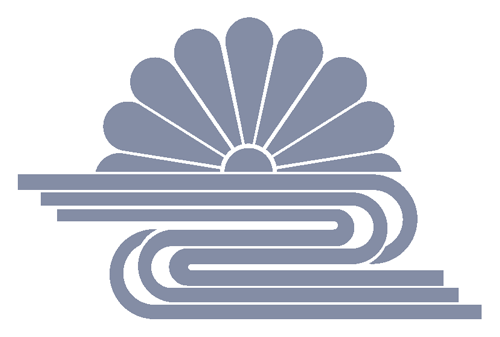 家紋ステッカー 085 菊水 13cmサイズ