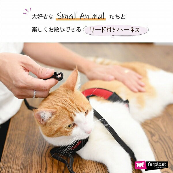 jogging〜ジョギング〜　XL 小動物・猫用　リードつきハーネス （ファープラスト）...