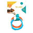 FPI 4821 連結リング 2セット入り ケージ ハウス 専用 連結パーツ ハムスター 小動物 おもちゃ イタリアferplast社製
