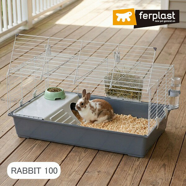 乐天商城 - うさぎのケージ　ラビット　100〜Rabbit 100〜 イタリアferplast社製