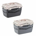 組立発送 BINNY ビニー キャリー 2 耐荷重8kg 上開き 犬 猫 小動物 イタリアferplast社製 ペット用 通院 外出 おでかけ 旅行