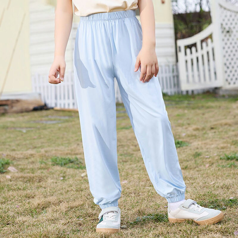 子供服 ロングパンツ サイドライン パンツ 薄手 日焼け防止 冷房対策 夏虫刺され予防