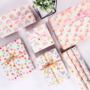 包装紙 ラッピングペーパー 大判 4枚 ピンク 母の日 包装紙 誕生日 包み紙 約43×300cm 花束 包装紙 プレゼント ラッピング 大判 包装紙 卒業式 ...