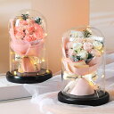 造花 バラ ゴールドローズ バレンタインデー 枯れない花 プレゼント 誕生日プレゼント 女性 人気 母の日 母親 薔薇 彼女 ライト 父さん お母さん 結婚祝い クリスマス