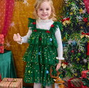 "サンタコスプレ 子供 サンタ服 クリスマスツリー ツリー 仮装 ワンピース 可愛い コスチューム イベント キッズ 子供 ベビー服 女の子 チュールワンピース チュチュスカート 子供ドレス ふんわり 袖なし ガールズ クリスマス衣装 演出服"