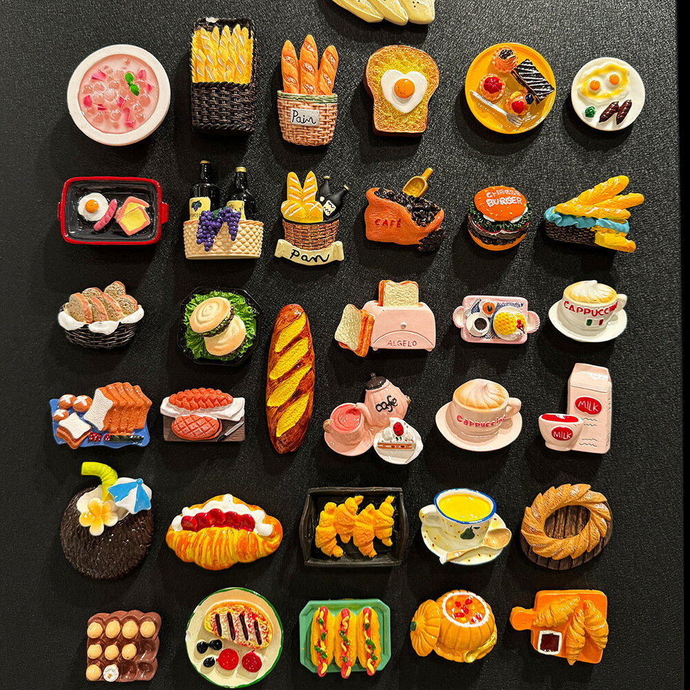 Rakuten - 【ブラインドボックス 5種セット】マグネット ハンドメイド 食べ物マグネット冷蔵庫 マグネット かわいい おしゃれ 強力 磁石3D立体デザイン