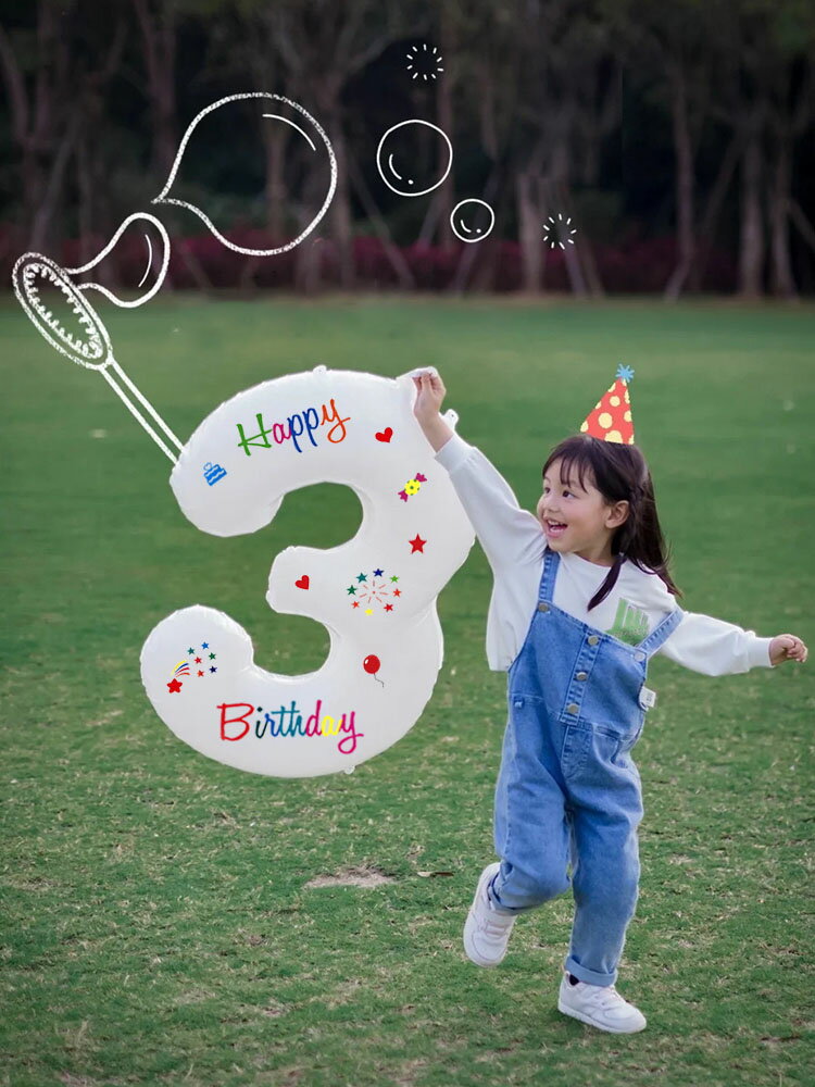 Rakuten - バルーン 数字 風船 誕生日 40インチ 大きい ナンバー2 バースデーバルーン 王冠付き クラウン 飾り付け 結婚式 パーティー 記念日 ウェディング