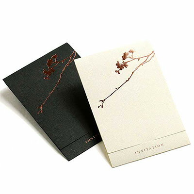 招待状 完成品（印刷込）　紗羅（さら）　/結婚式 ペーパーアイテム 2