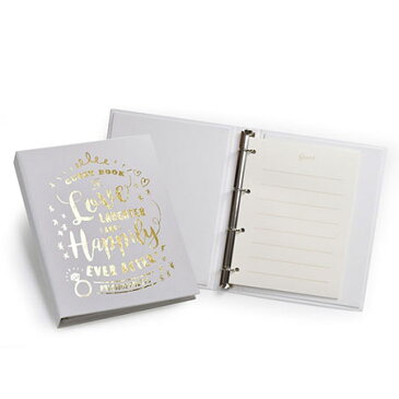 【すぐ届く/あす楽対象】芳名帳「happily ever after(ハピリー・エバー・アフター)」カード・チェキ・シートタイプ /結婚式 ゲストブック
