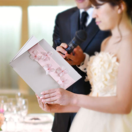 花嫁からの手紙「アジサイリボン」 結婚式 両親 手紙 便箋
