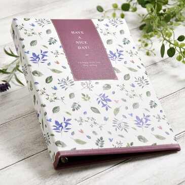 【あす楽】グラフィックゲストブック「ボタニカルリーフ カルムピンク」/結婚式 芳名帳