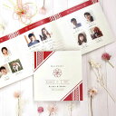 家族紹介付きプロフィールしおり(入力印刷込み)「華」 10部セット / 結婚式 家族婚 少人数婚 顔合わせ 食事会