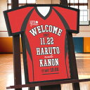 【選べるカラー】Tシャツ型ウェルカムボード/バレーボール/スポーツ/パーティー/結婚式