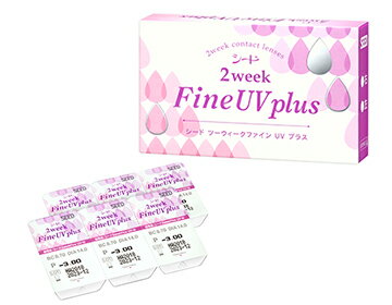 (1箱6枚) SEED 2WeekFine UV plus ツーウィークファインUV plus クリアレンズ[2weekfine-uvplus][SE]*