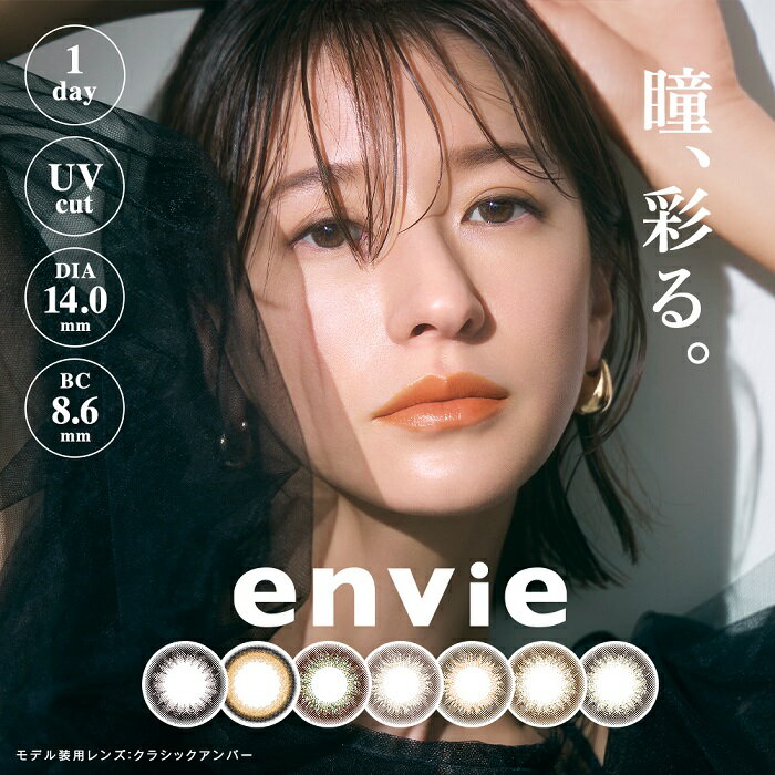 (1箱30枚) envie アンヴィ ワンデー ナチュラルカラコン [envie-30p] [EN-T]*